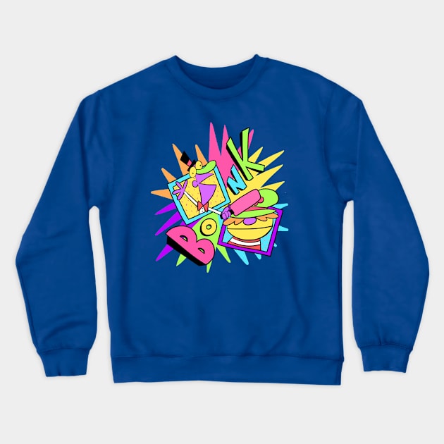 BONK Crewneck Sweatshirt by honeyrainbows